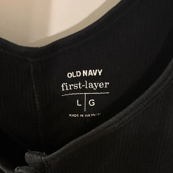 Old Navy Classic Black Tank Top - Picture 2 of 2